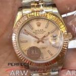 Perfect Replica Rolex Datejust 40MM Watches - Steel And Yellow Gold Case Silver Face  